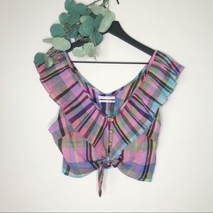Urban Outfitters Striped Crop Top Size S